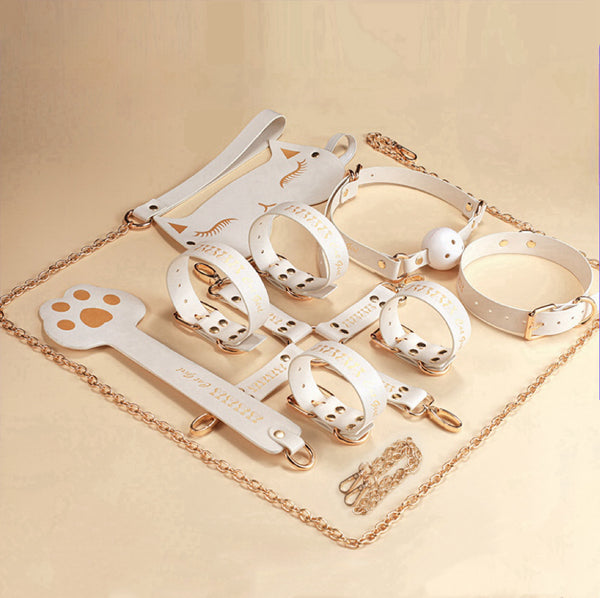 Cat Femme Fetish Bondage Kit